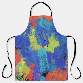 Schilderexplosie Apron Schort