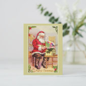 schilderhuis voor kerstschilders briefkaart (Staand voorkant)