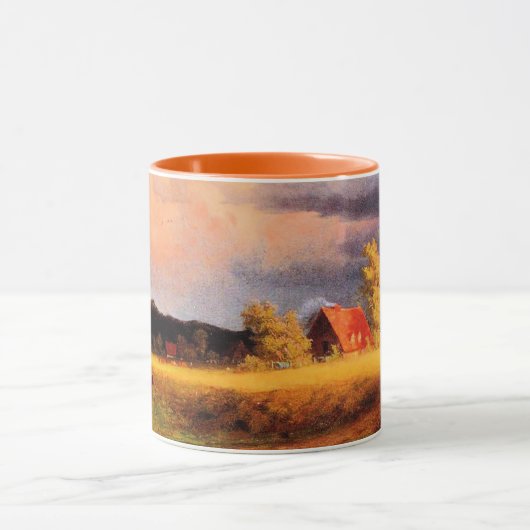 Schilderij Albert Bierstadt, Beiers landschap Mok (Midden)