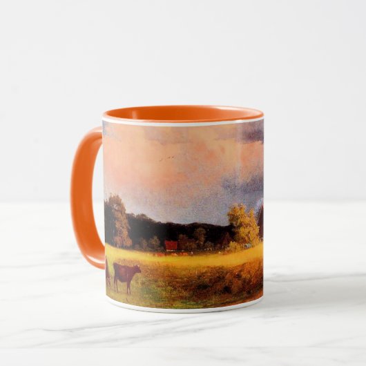 Schilderij Albert Bierstadt, Beiers landschap Mok (Voorkant links)