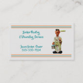 Schilderij Decorating Painter Visitekaartje (Voorkant)