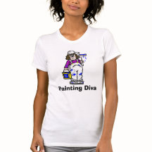 Schilderij Diva Vrouwen T-shirt