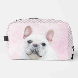Schilderij Franse Bulldog Wit Crème Huisdier Honde Toilettasje