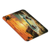  schilderij Hawaii Beach Tropical Paradise Magneet (Rechterzijde)