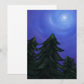 schilderij - kunst kerstster - schilderen - bos kaart (Voorkant / Achterkant)