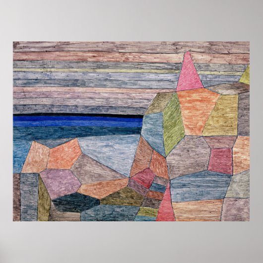 schilderij Paul Klee, Promontorio Ph.m. Poster (Voorkant)