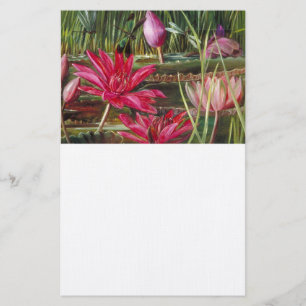 schilderij Roze Bloesems Briefpapier