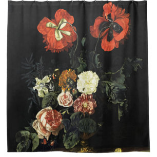 schilderij Stilleven met bloemen Douchegordijn