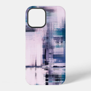 schilderij van abstracte olie op doek, met de hand iPhone 12 hoesje