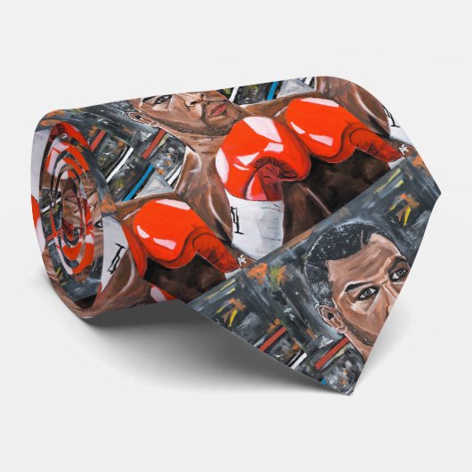 Schilderij van Alfred Fox Stropdas (Opgerold)