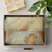 Schilderij van Alphonse Mucha Tissuepapier (Geschenk)