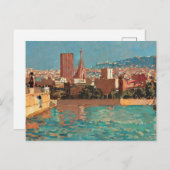 schilderij van Barcelona Briefkaart (Voorkant / Achterkant)