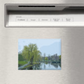 Schilderij van Boston Public Garden Massachusetts Magneet (Insitu (Vaatwasser))