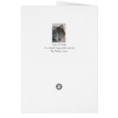 schilderij van de grijze wolf (Achterkant)