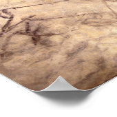 schilderij van de Rouffignac-grot Poster (Hoek)