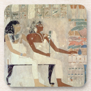schilderij van de tombe Rekhmire, Thebes, d Drankjes Onderzetter