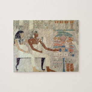 schilderij van de tombe Rekhmire, Thebes, d Legpuzzel