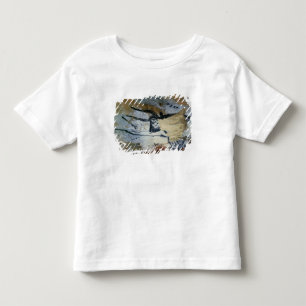 Schilderij van een stier met lange horens kinder shirts