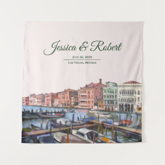 Schilderij van Grand Canal, Venetië, Italië Huweli Wandkleed