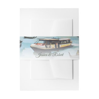 Schilderij van Grand Canal, Venetië, Italië Uitnodigingen Wikkel