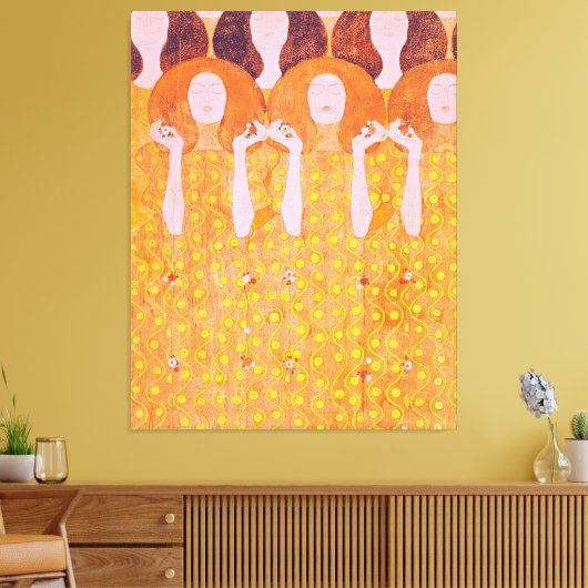 schilderij van Gustav Klimt Canvas Afdruk (Insitu (Woonkamer))