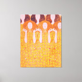 schilderij van Gustav Klimt Canvas Afdruk (Voorkant)