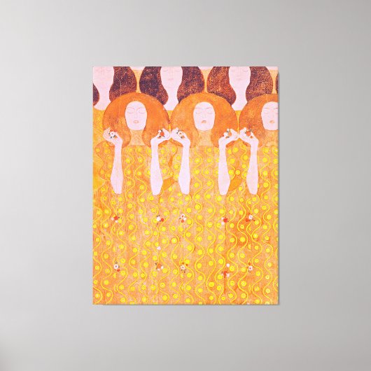 schilderij van Gustav Klimt Canvas Afdruk (Voorkant)