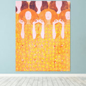 schilderij van Gustav Klimt Canvas Afdruk (Insitu (Houten vloer))