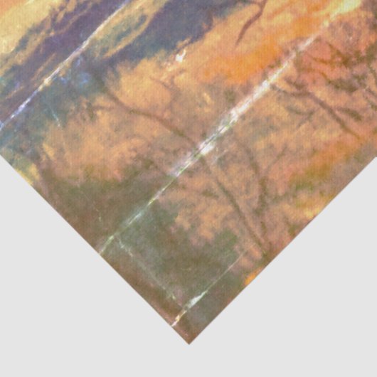  schilderij van Haystack Rock Tissuepapier (Detail)