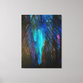 Schilderij van het Noorderlicht Canvas Afdruk