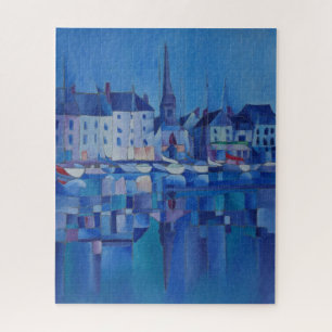 Schilderij van Honfleur, Frankrijk Legpuzzel