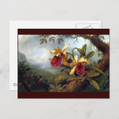 schilderij van Hummingbird Orchids Briefkaart (Voorkant / Achterkant)