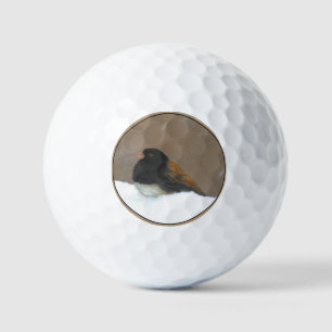 Schilderij van Junco met donkere ogen - Originele Golfballen