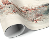  schilderij van kerstavond cadeaupapier (Rol Hoek)