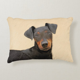 Schilderij van Manchester Terrier Originele Dier K Accent Kussen