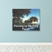 Schilderij van Maxfield parish verpakt canvas (Insitu (Houten vloer))