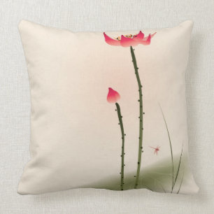 schilderij van oosterse stijl, hoge Lotus Kussen