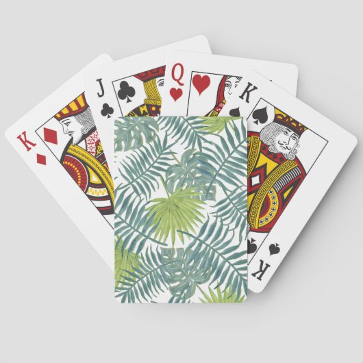 Schilderij van palmboombladeren Hawaïaans Speelkaarten (Achterkant)