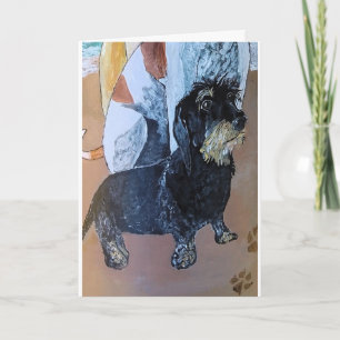 Schilderij van Perros en la Playa door Alfred Fox Kaart