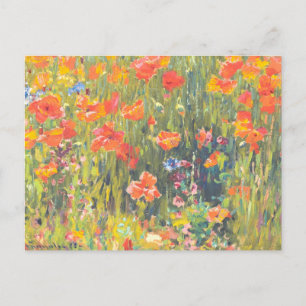 Schilderij van Poppies Briefkaart