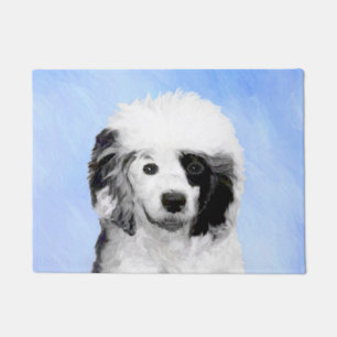 Schilderij van Portugese Waterdog - Originele Hond Deurmat