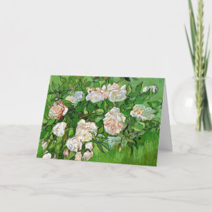 Schilderij van Vincent van Gogh, Stilleven-Roze Ro Kaart