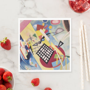 Schilderij van Wassily Kandinsky, Zwarte lijst Servet