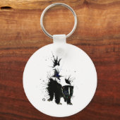 schilderij van waterverf van kunk sleutelhanger (Voorkant)