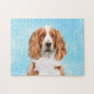 Schilderij van Welsh Springer Spaniel - Originele Legpuzzel