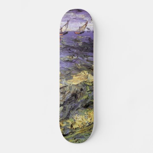 schilderij van zee-olie. Vincent van Gogh. Skateboard (Voorkant)