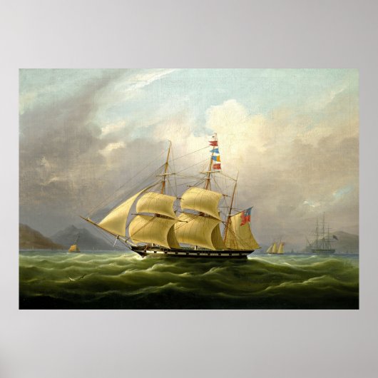 schilderij van zeilboten 40 poster (Voorkant)