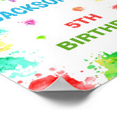 Schilderij Verjaardagsfeest Welkomstbord Poster (Hoek)