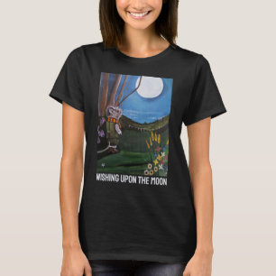Schilderij 'Wishing Upon The Moon' van Alfred Fox T-shirt