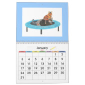 Schilderijen Kunstwerk van de Kalender van Katten (Jan 2027)